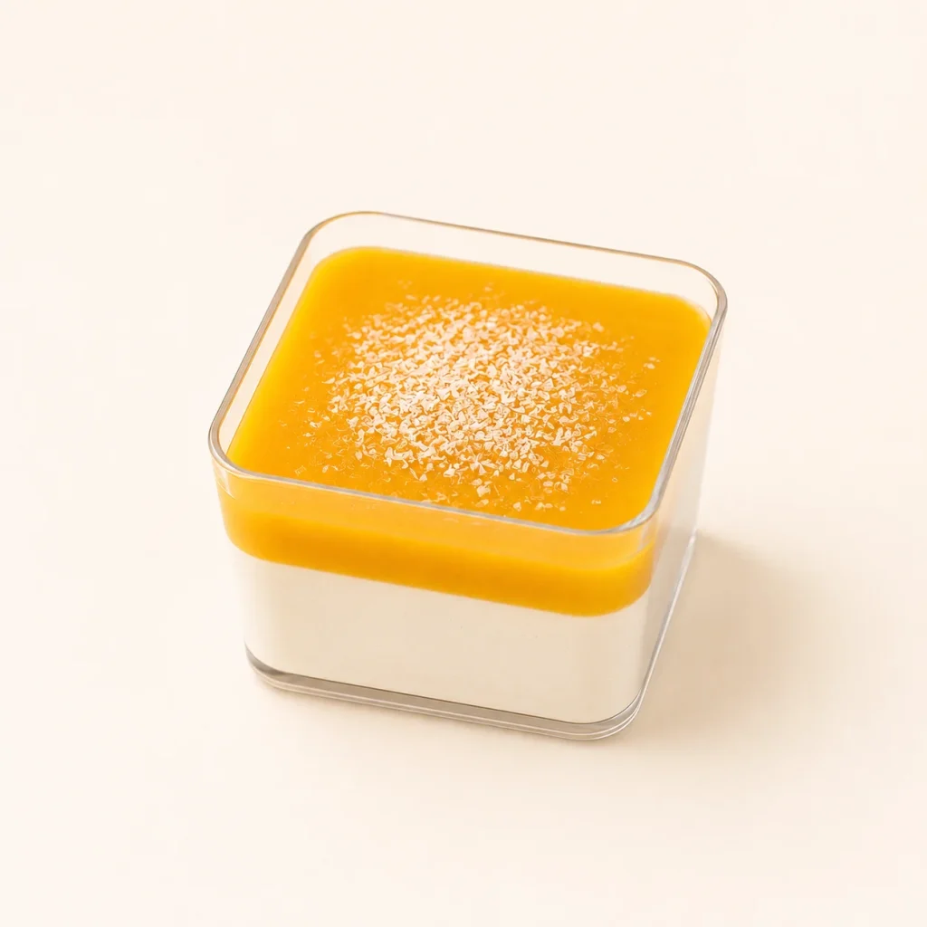 Panna cotta mangue coco