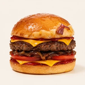Burger maison ketchup