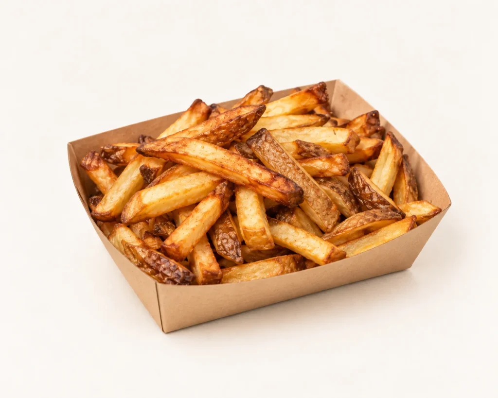 Grande portion de frites fraîches maison