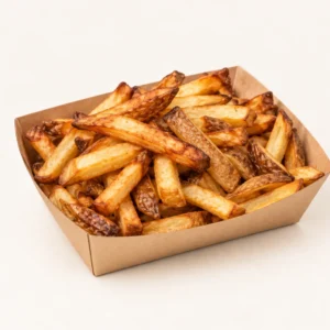 Grande portion de frites fraîches maison