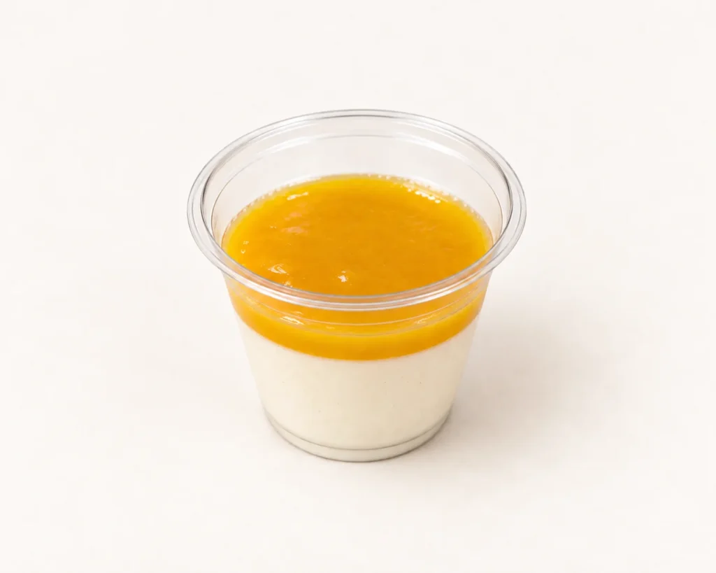 Panna cotta mangue coco