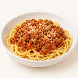 Spaghetti sauce bolognaise traditionnelle maison
